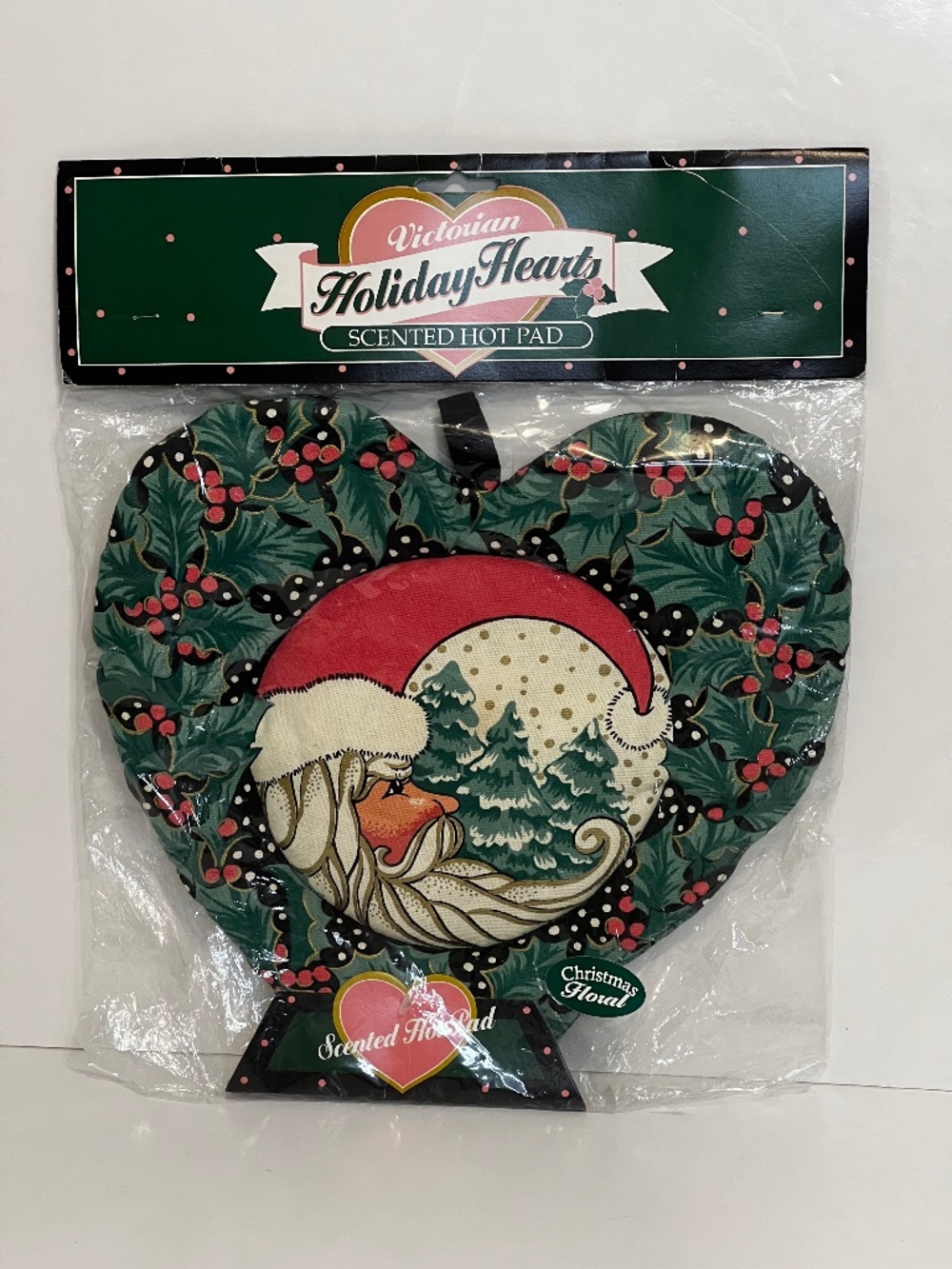 Vintage New Old Stock 90s Christmas Hot Pad Holder Kitchen Kitschy Holiday Deco